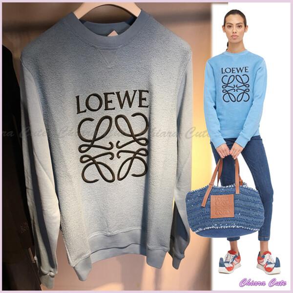 【18AW NEW】ロエベ トレーナー コピーLOEWE_women/Anagram Sweatshirt スウェット/レッドH616337W012